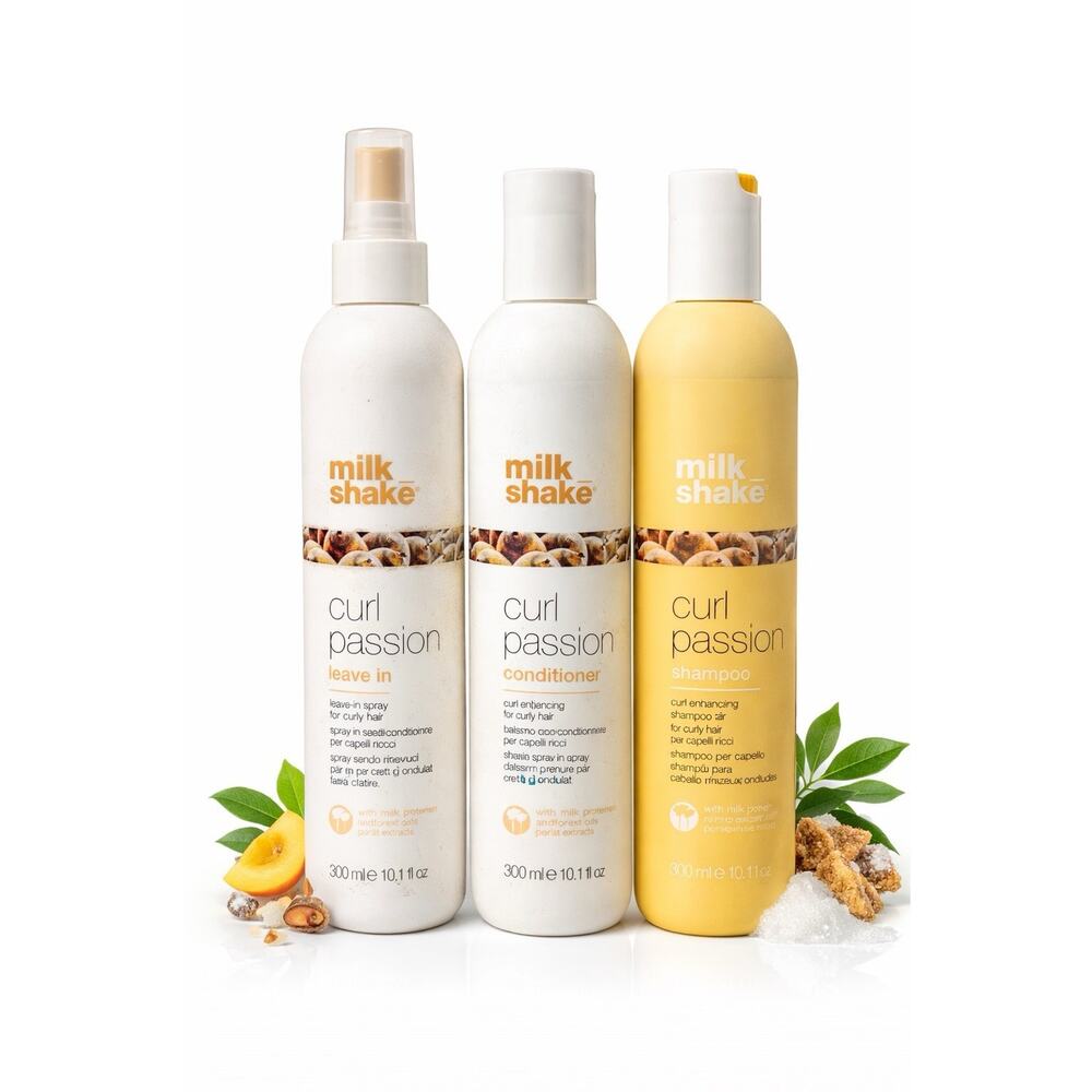 Milk Shake Curl Passion Trio Shampoo Conditioner Leave In 10.1 Fl Oz